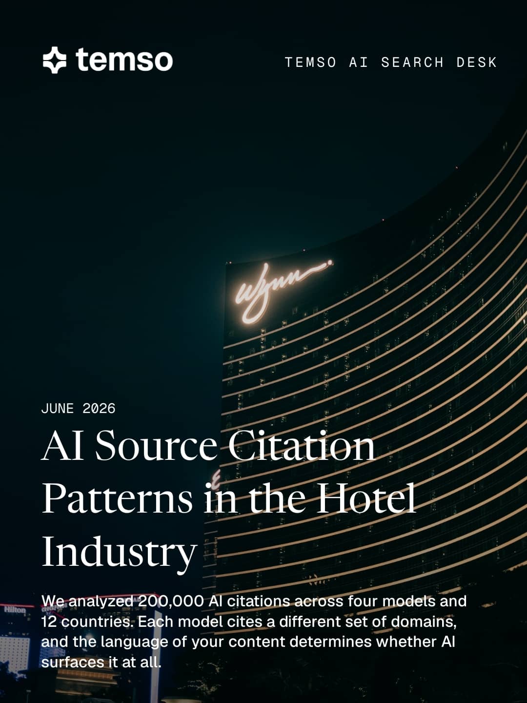 AI Source Citation Patterns in the Hotel Industry